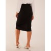 Front Split Midi Utility Skirt