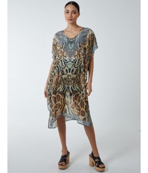 Animal Print Kaftan